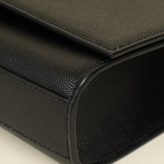 YSL Black Monogram Kate Medium Shoulder Bag-YSL-THE CLOSET