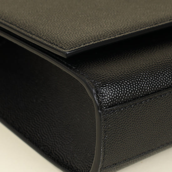 YSL Black Monogram Kate Medium Shoulder Bag-YSL-THE CLOSET