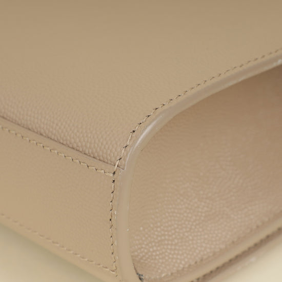 YSL Beige Monogram Kate Medium Shoulder Bag-YSL-THE CLOSET