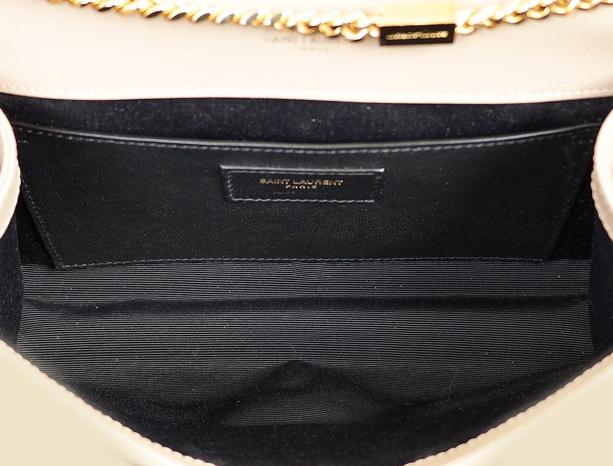 YSL Beige Monogram Kate Medium Shoulder Bag-YSL-THE CLOSET