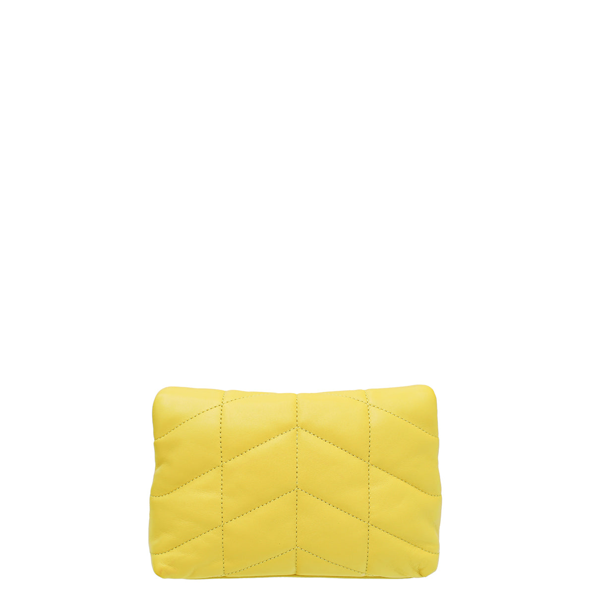 YSL Yellow Puffer Small Pouch-YSL-THE CLOSET