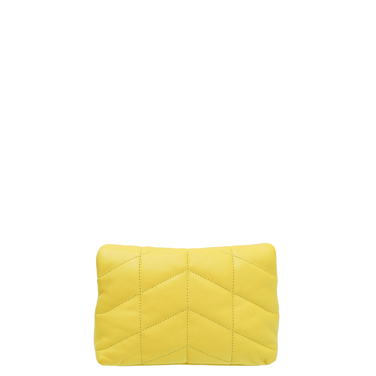 YSL Yellow Puffer Small Pouch