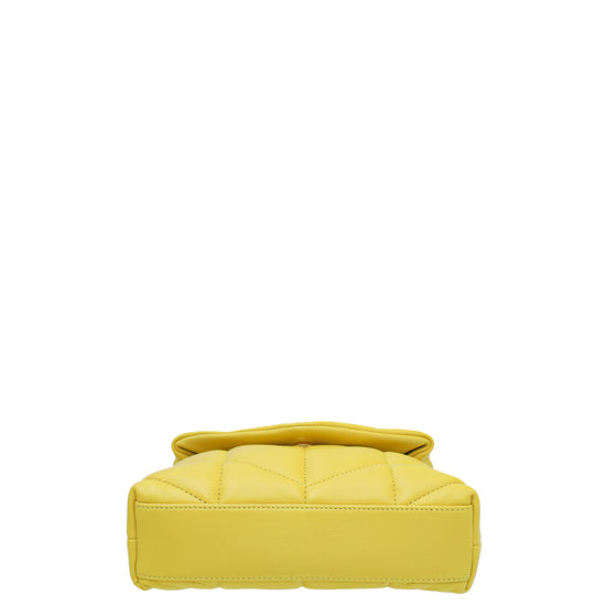 YSL Yellow Puffer Small Pouch
