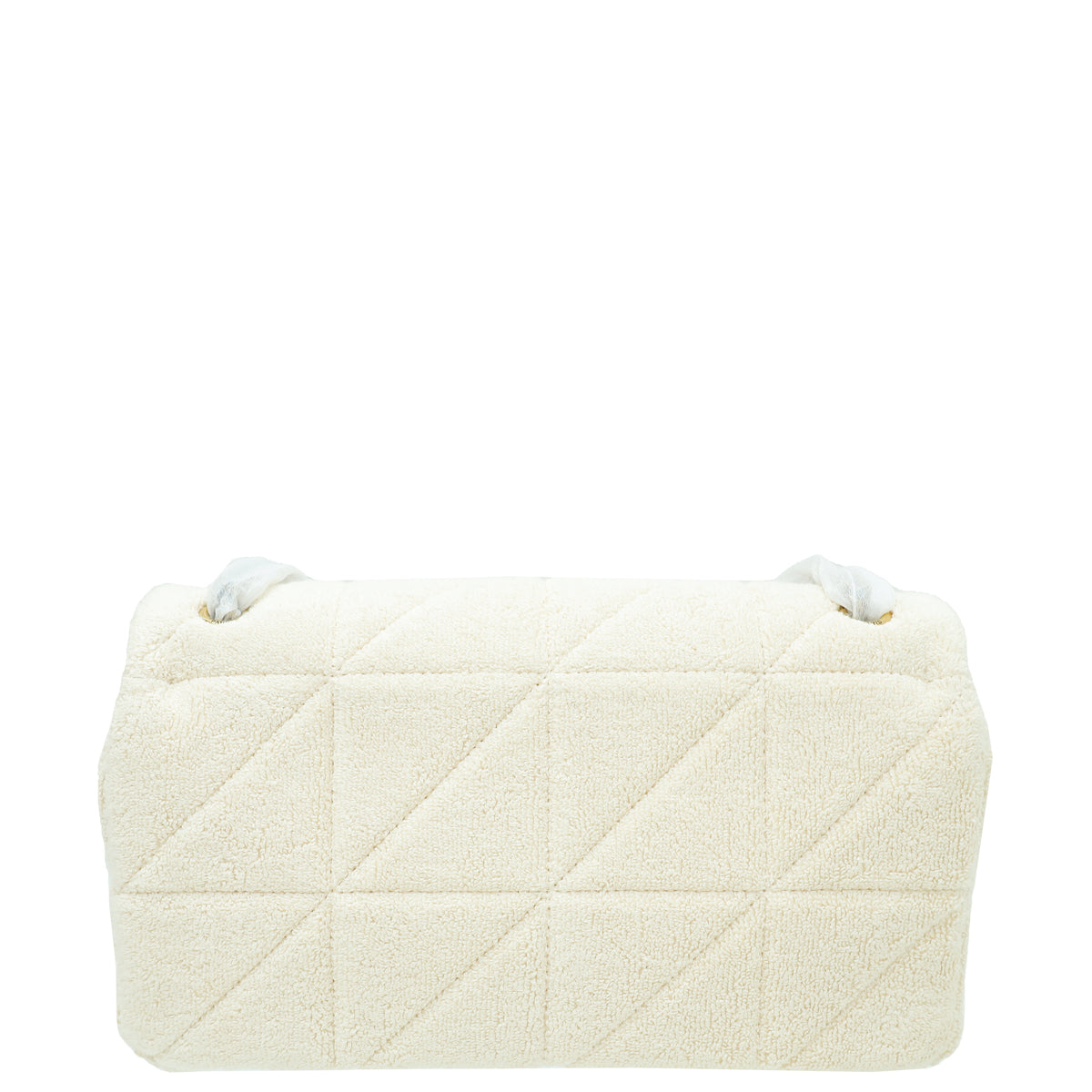 YSL Cream Jamie Medium Terry Chain Flap Bag-YSL-THE CLOSET