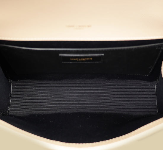 YSL Nude Mix Quilted Envelope Medium Shoulder Bag-YSL-THE CLOSET