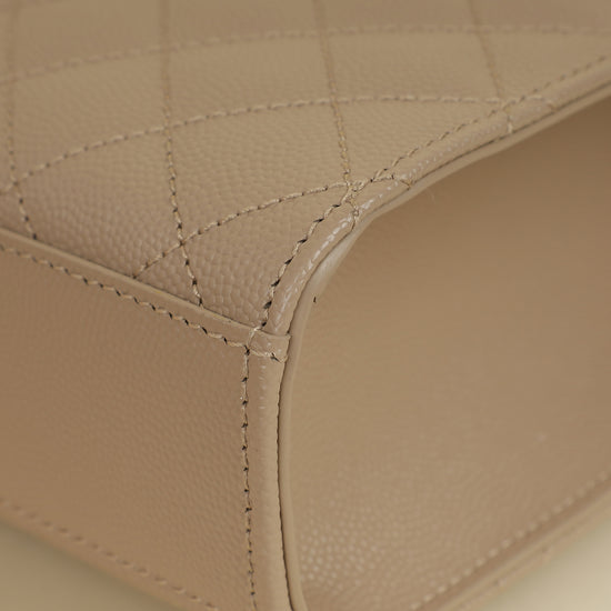 YSL Nude Mix Quilted Envelope Medium Shoulder Bag-YSL-THE CLOSET