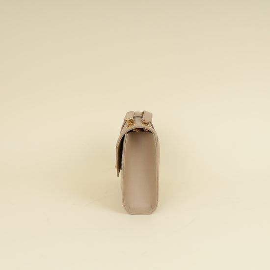 YSL Nude Mix Quilted Envelope Medium Shoulder Bag-YSL-THE CLOSET