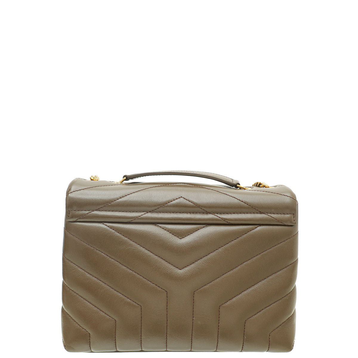 YSL Brown LouLou Small Shoulder Bag-YSL-THE CLOSET