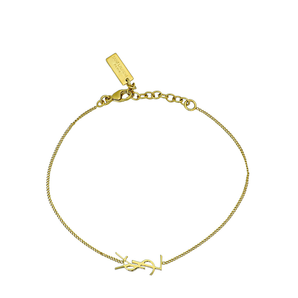 Ysl Charm Bracelet In Gold Brass 2024 | favors.com