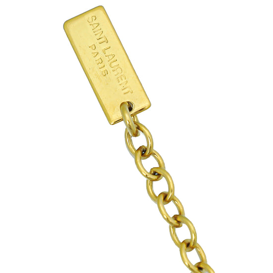 Yves Saint-Laurent YSL Vintage Gold Toned Wire Arabesque Cuff Bracelet  1970s - Chelsea Vintage Couture