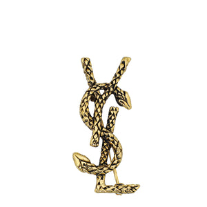YSL الذهب الأوبيوم بروش معدني 
