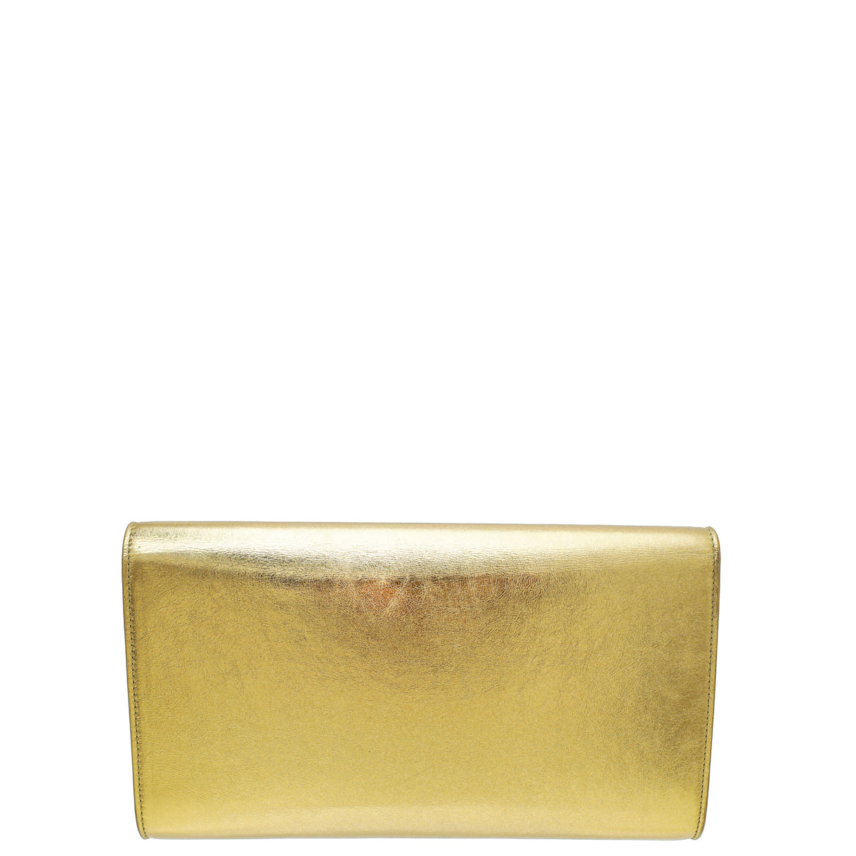 YSL Metallic Gold Belle De Jour Clutch-YSL-THE CLOSET