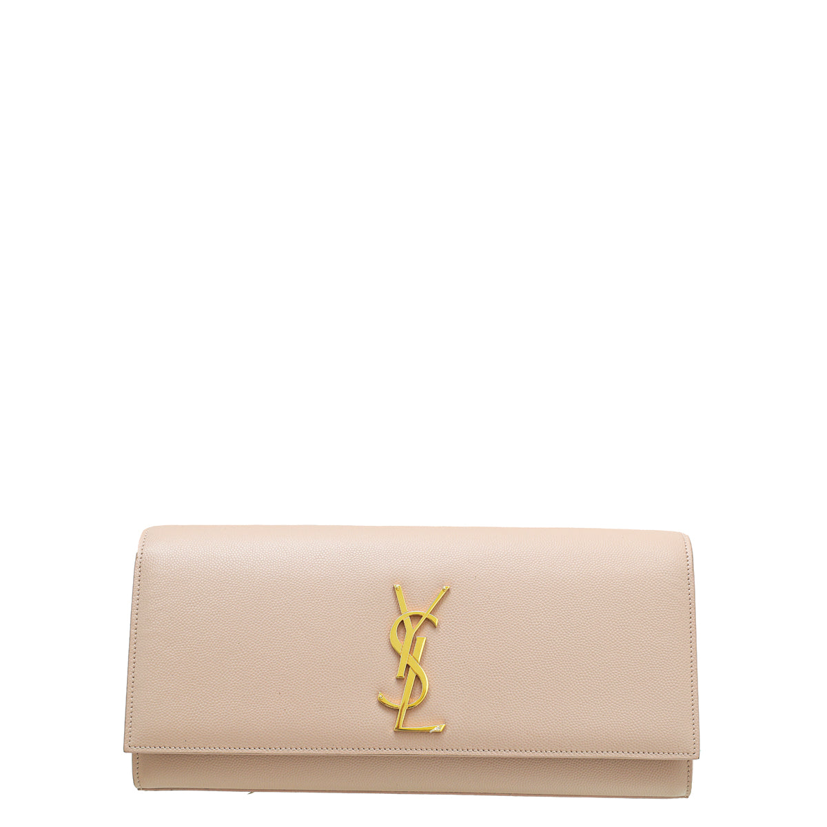 YSL Light Pink Monogram Classic Cassandre Clutch