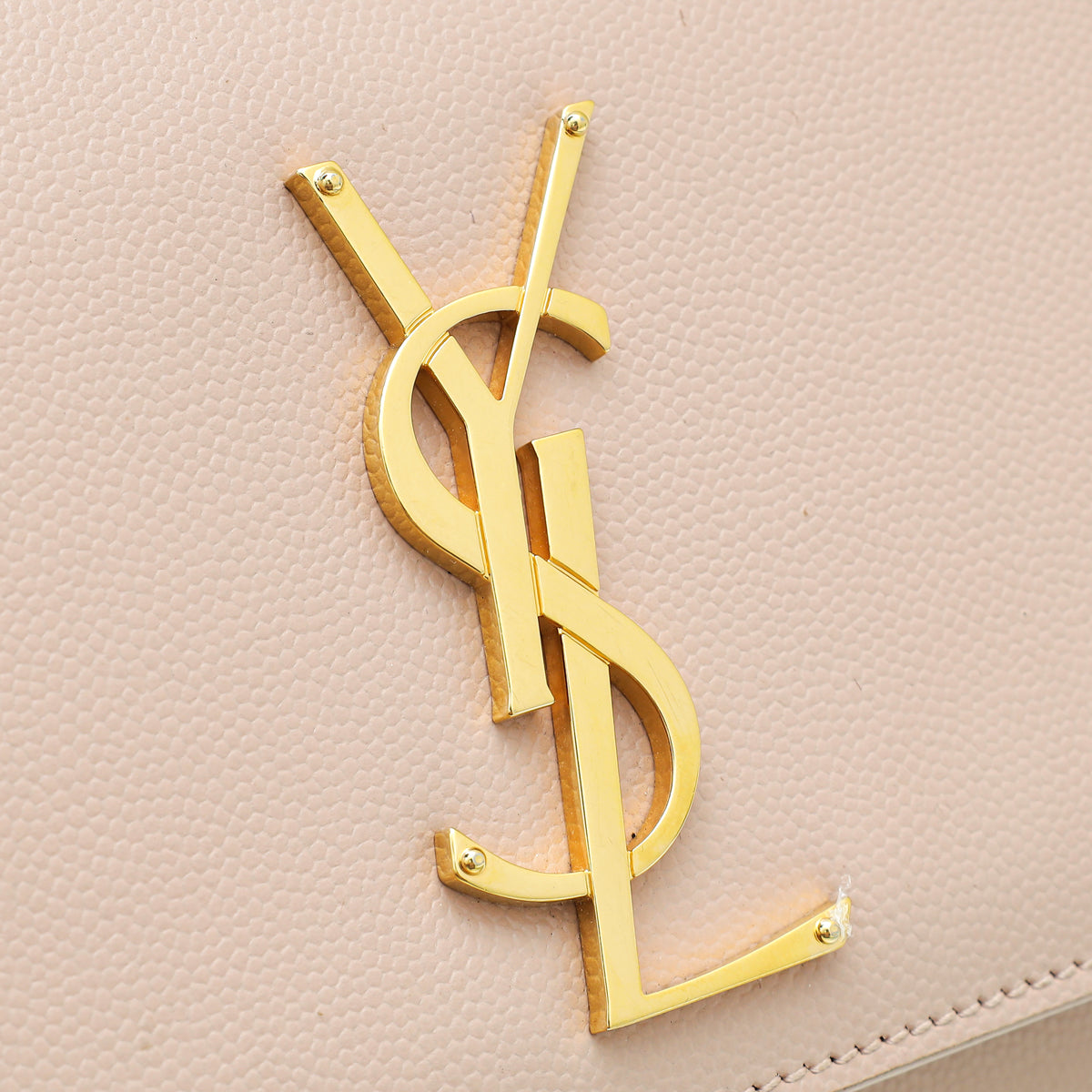 YSL Light Pink Monogram Classic Cassandre Clutch