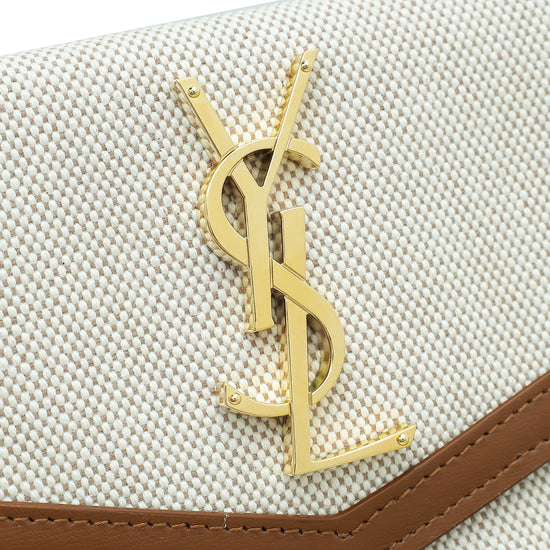 YSL Bicolor Uptown Pouch