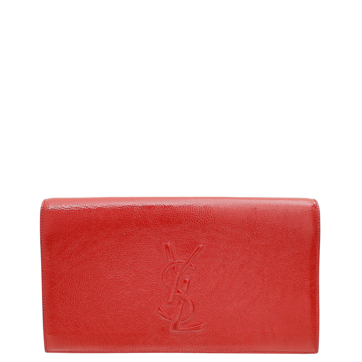 YSL Red Belle De Jour Clutch-YSL-THE CLOSET