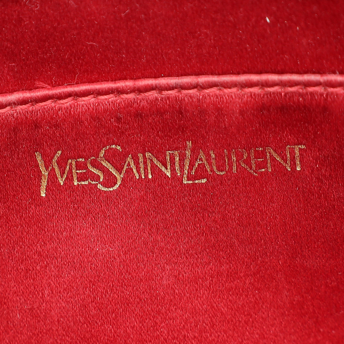 YSL Red Belle De Jour Clutch