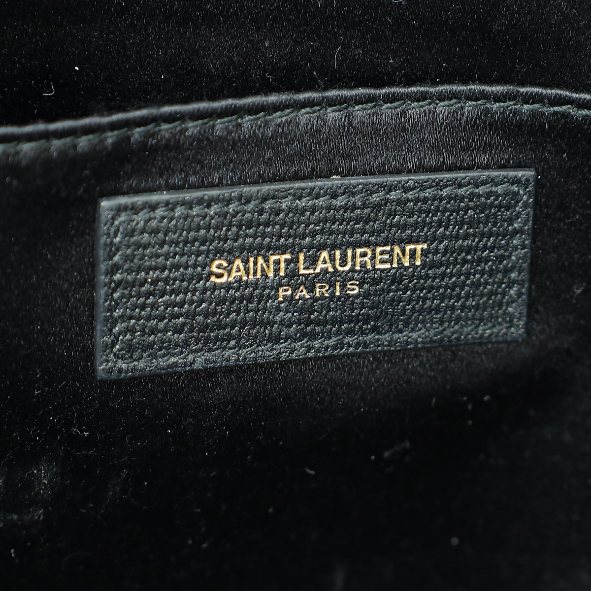 YSL Black Y Ligne Clutch