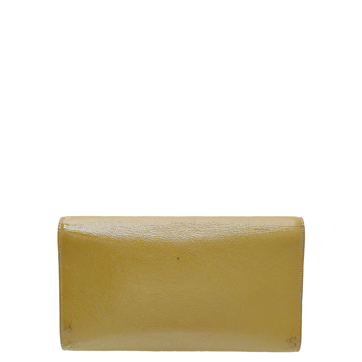 YSL Olive Belle De Jour Patent Clutch-YSL-THE CLOSET