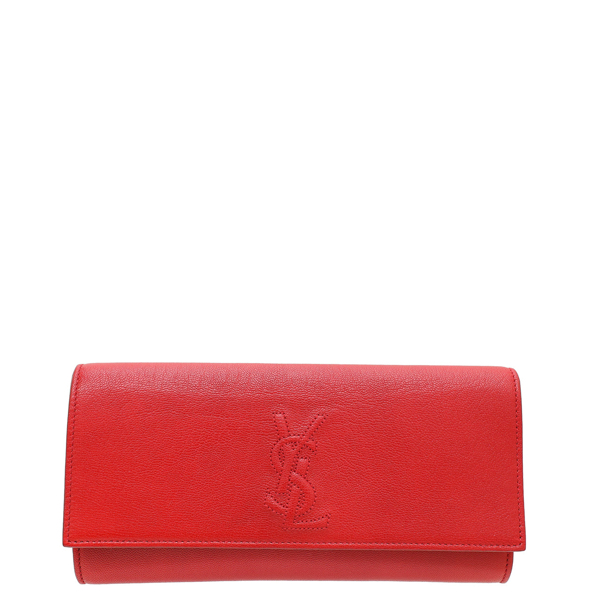 YSL Red Belle De Jour Small Clutch-YSL-THE CLOSET