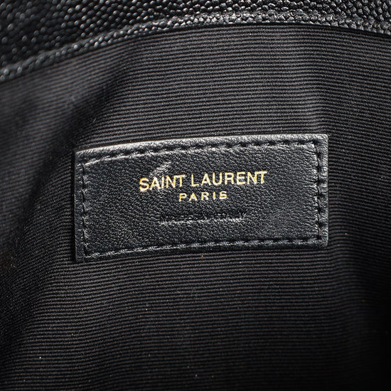 YSL Black Uptown Clutch
