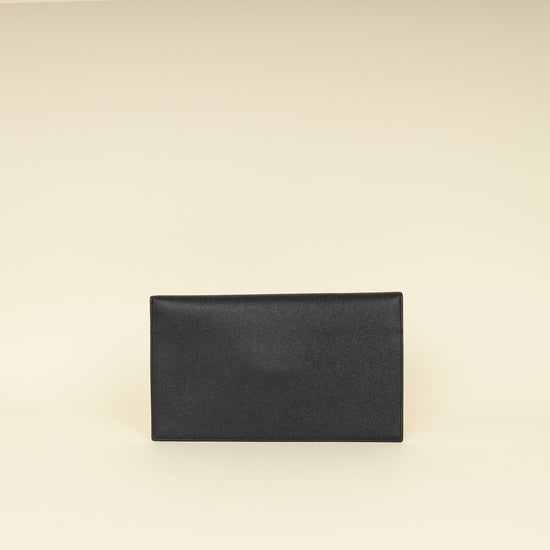 YSL Black Uptown Clutch