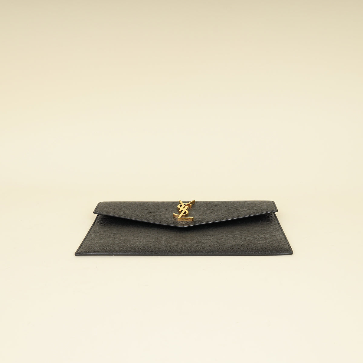 YSL Black Uptown Clutch