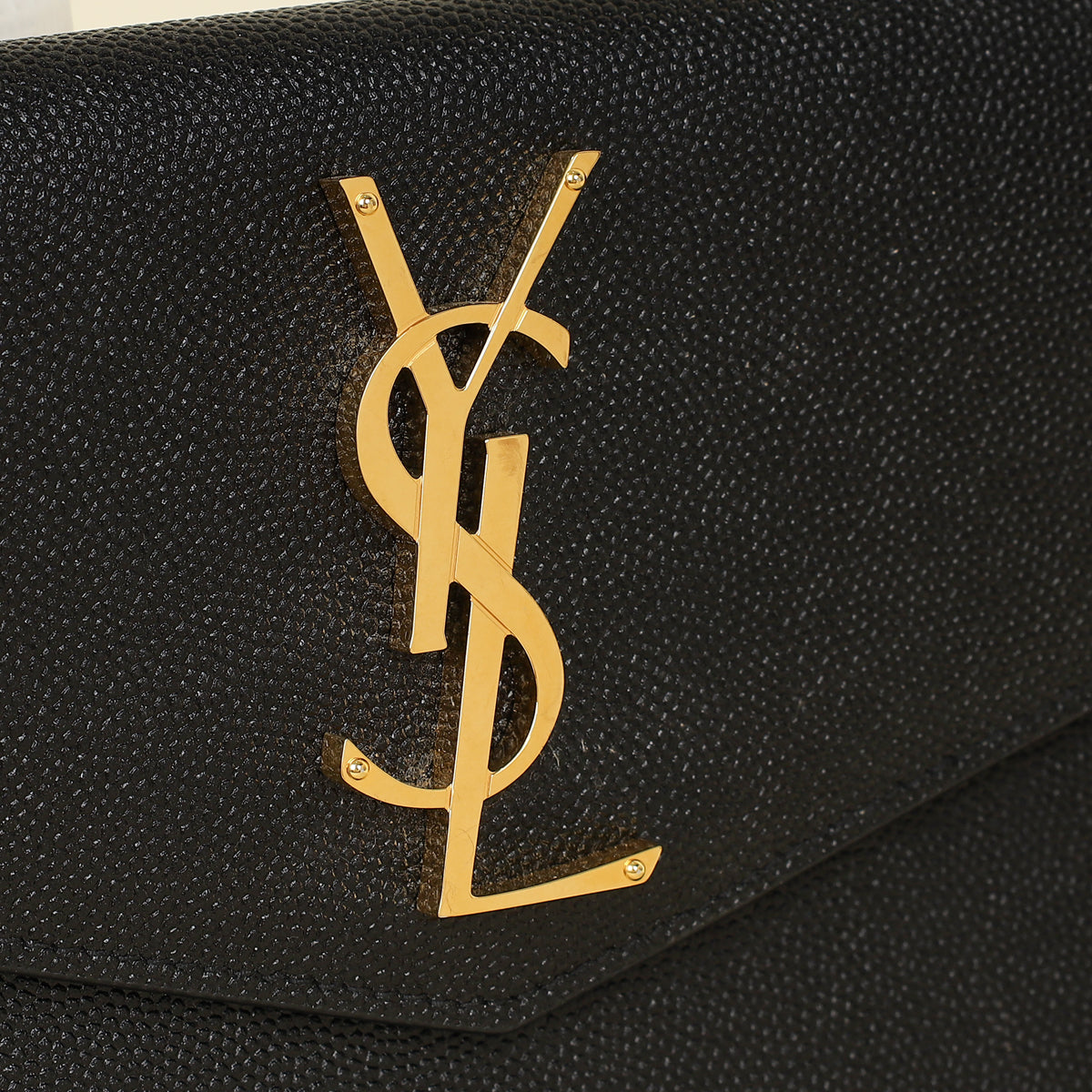 YSL Black Uptown Clutch