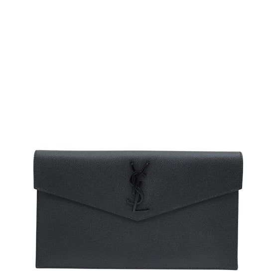 YSL Black Uptown Pouch