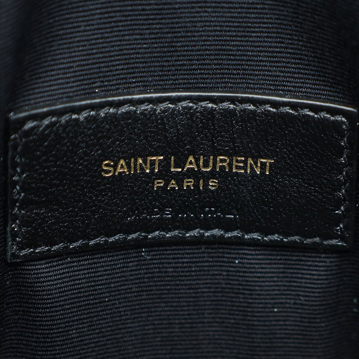 YSL Black Uptown Baby Pouch