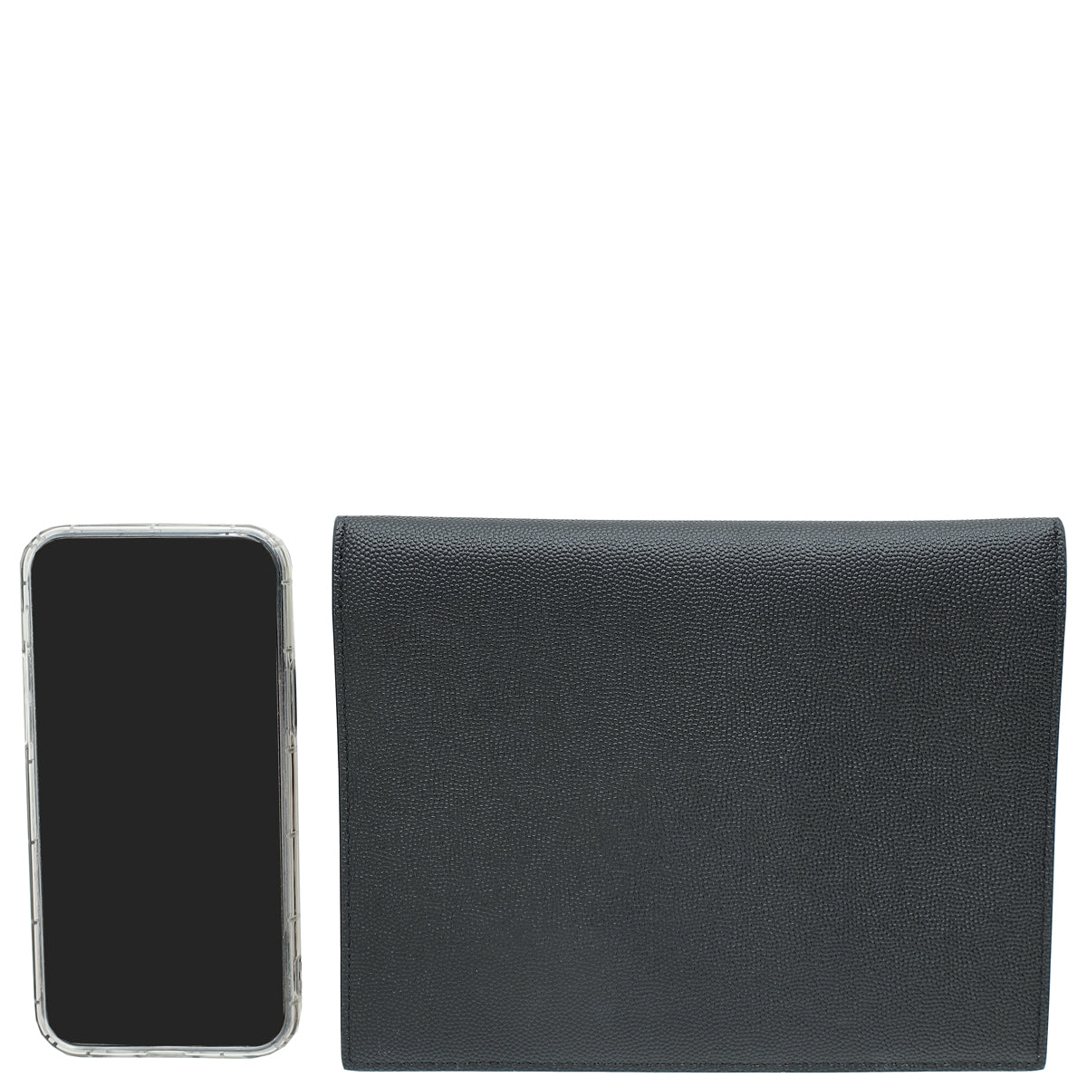 YSL Black Uptown Baby Pouch-YSL-THE CLOSET