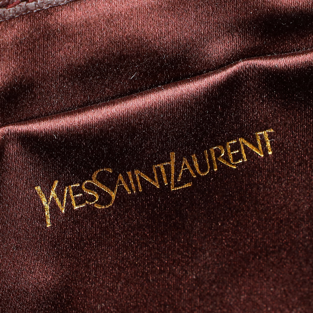 YSL Burgundy Y Ligne Clutch-YSL-THE CLOSET