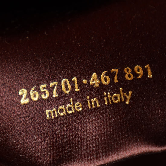 YSL Burgundy Y Ligne Clutch-YSL-THE CLOSET