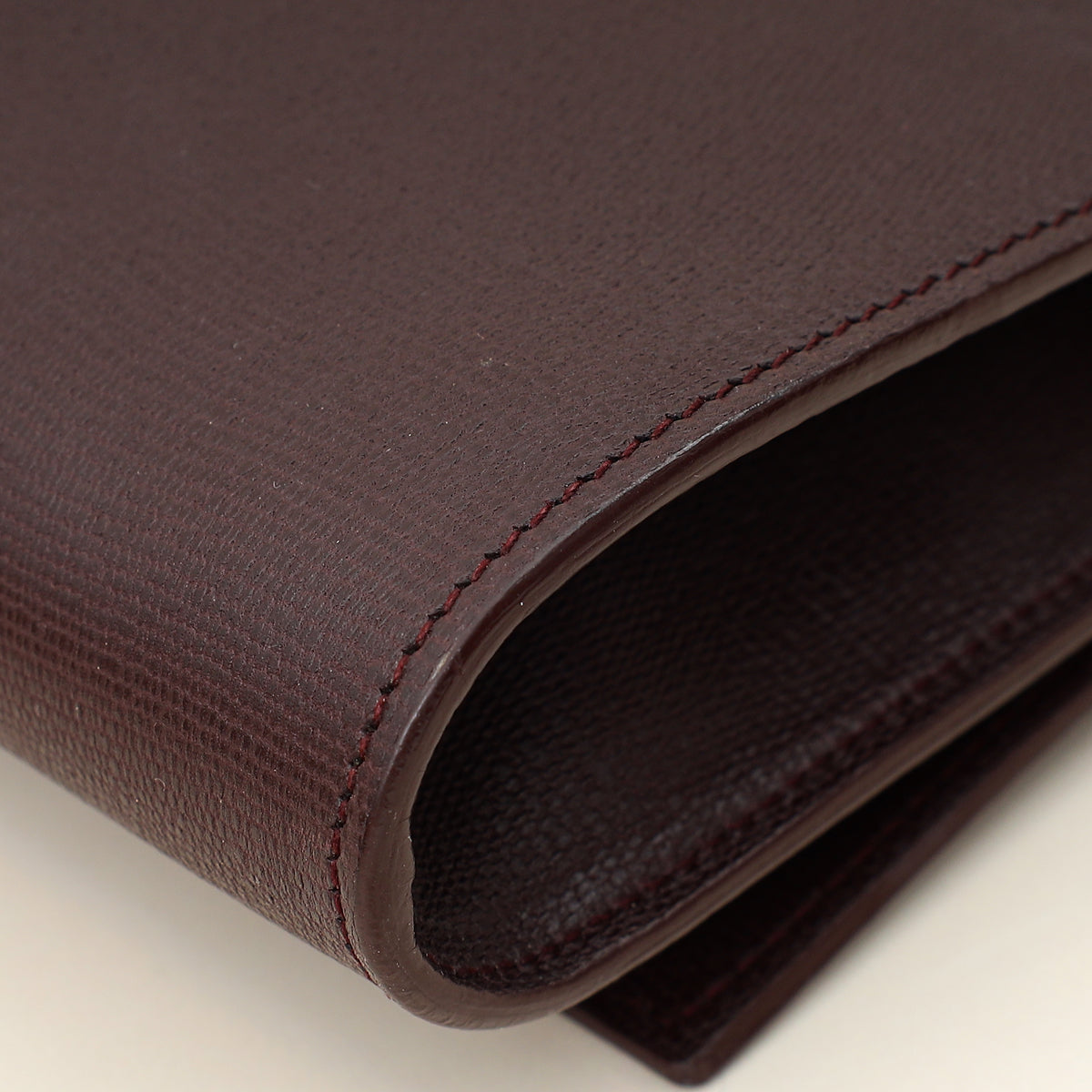 YSL Burgundy Y Ligne Clutch-YSL-THE CLOSET