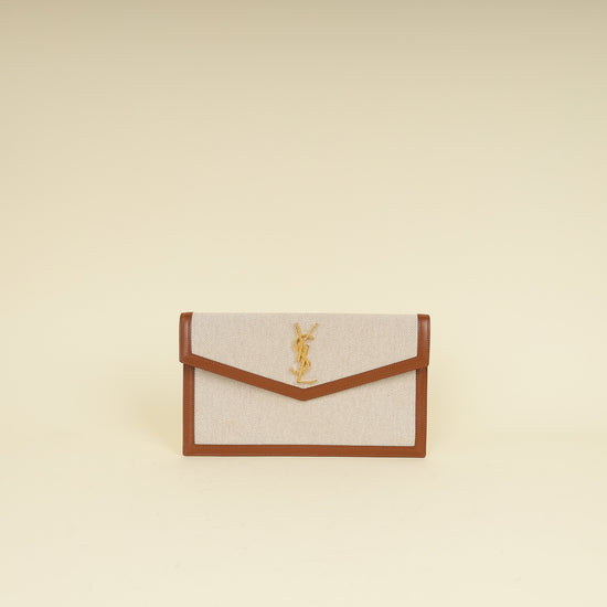 YSL Bicolor Uptown Pouch-YSL-THE CLOSET