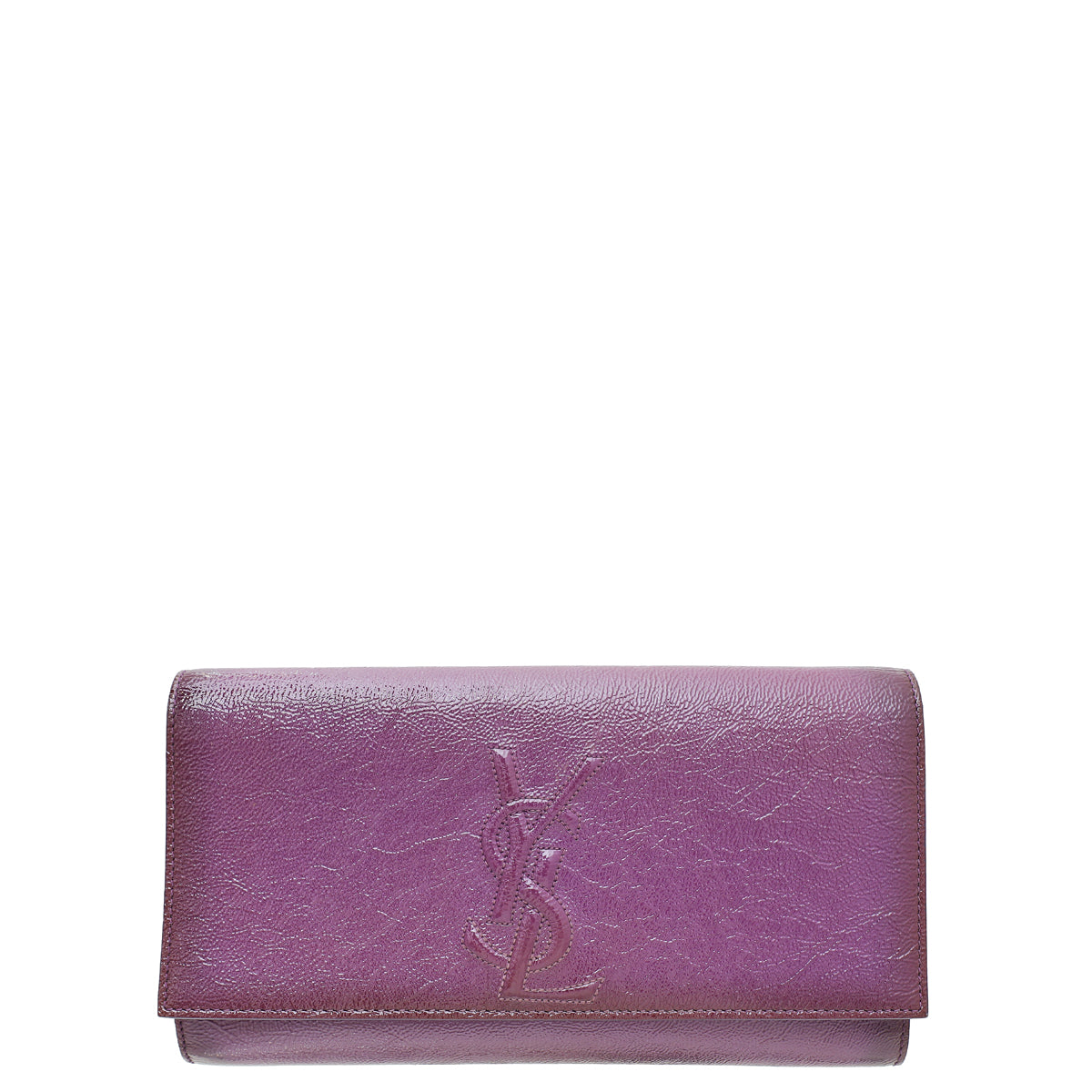 YSL Violet Belle De Jour Clutch-YSL-THE CLOSET