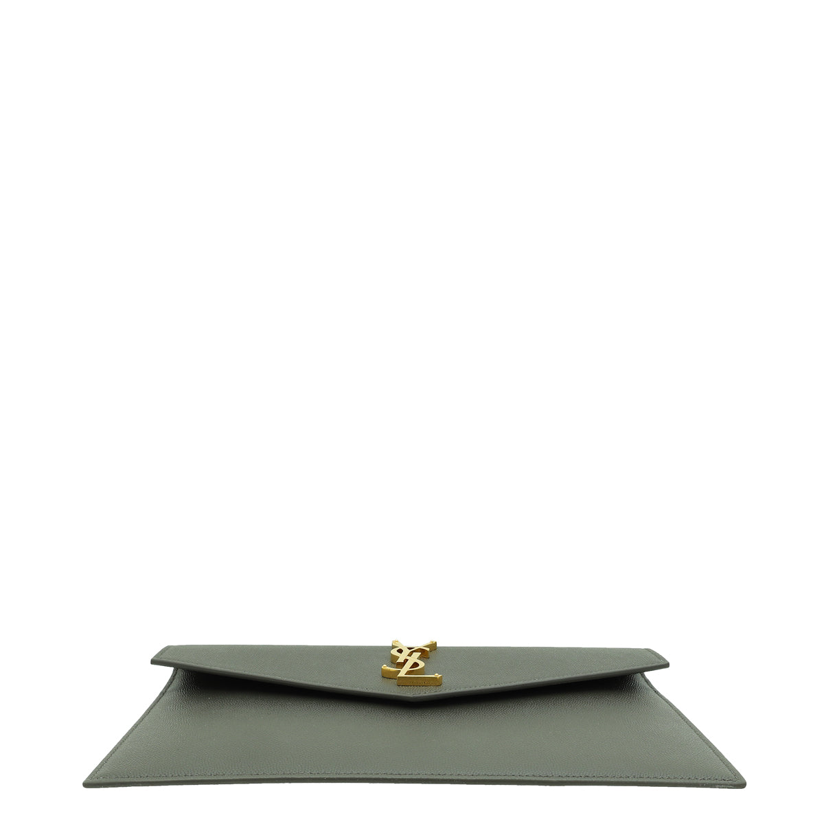 YSL Dark Grey Uptown Clutch