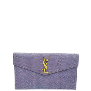 حقيبة YSL Violet Aged Python Uptown 
