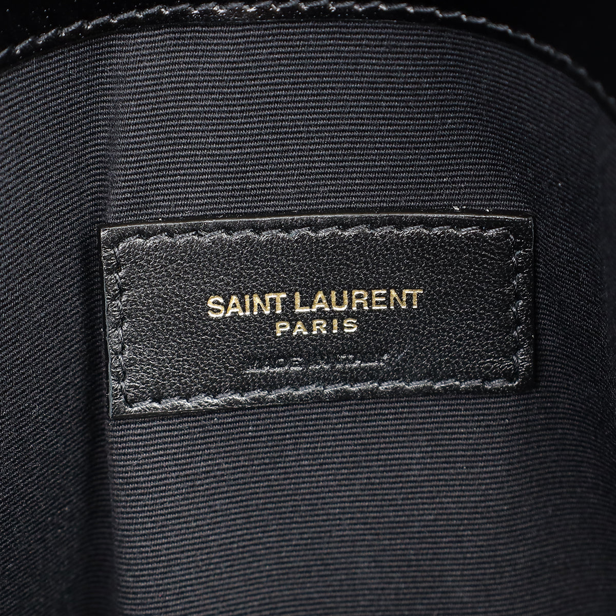 YSL Black Monogram Envelope Large Clutch