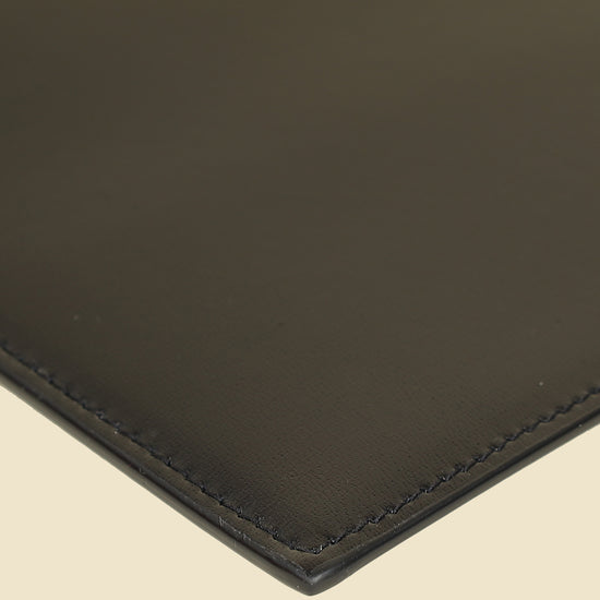 YSL Black Monogram Envelope Large Clutch