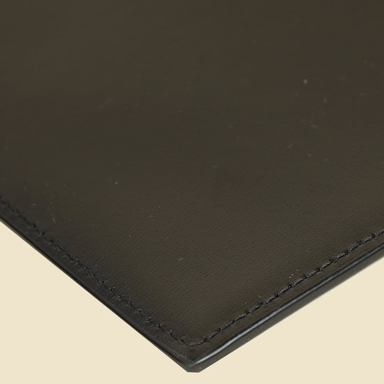 YSL Black Monogram Envelope Large Clutch