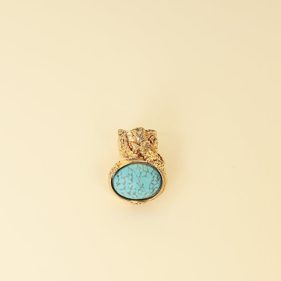 YSL Turquoise Arty Ring 7
