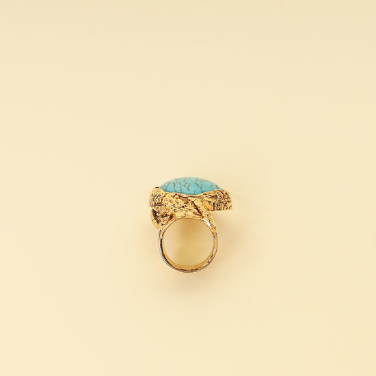 YSL Turquoise Arty Ring 7