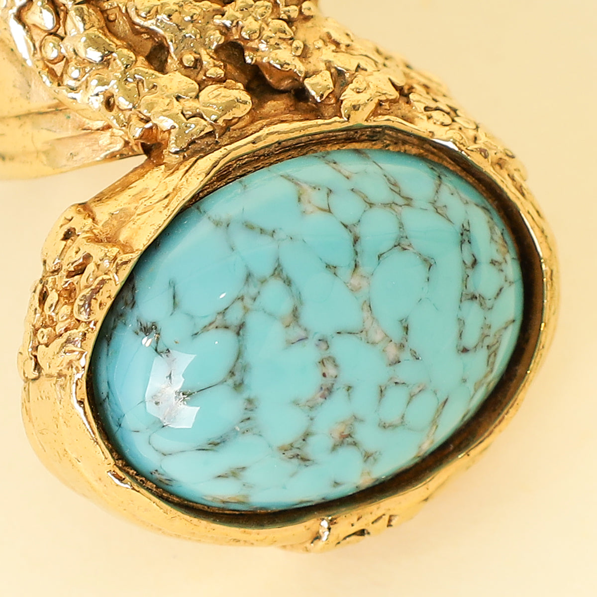 YSL Turquoise Arty Ring 7