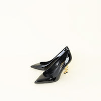 YSL Black Opyum Pumps 35