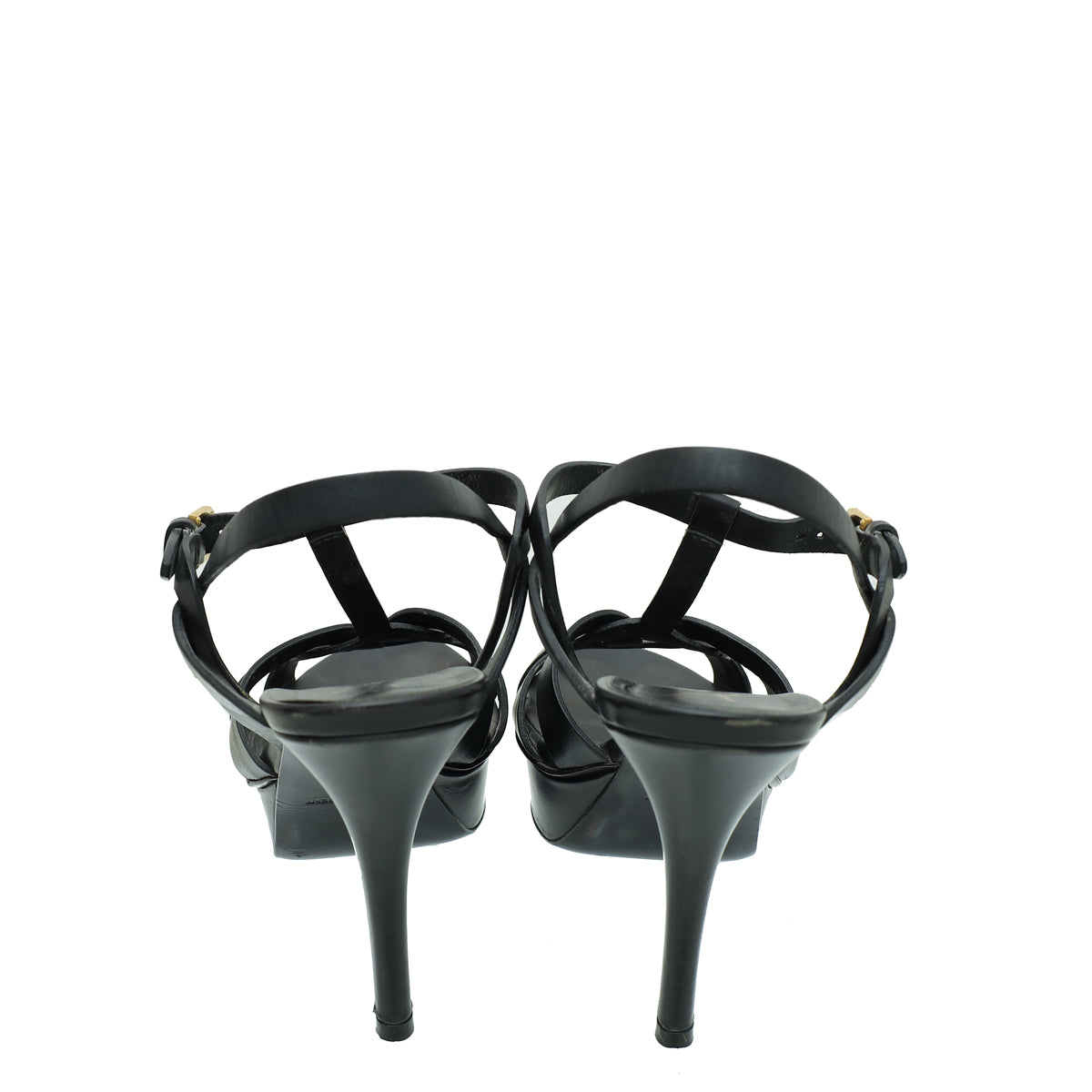 YSL Black Tribute Sandal 36