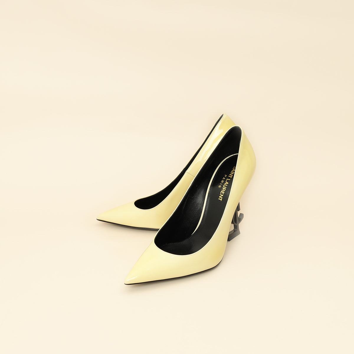 YSL Blanc Vintage Opyum Pump 37.5-YSL-THE CLOSET