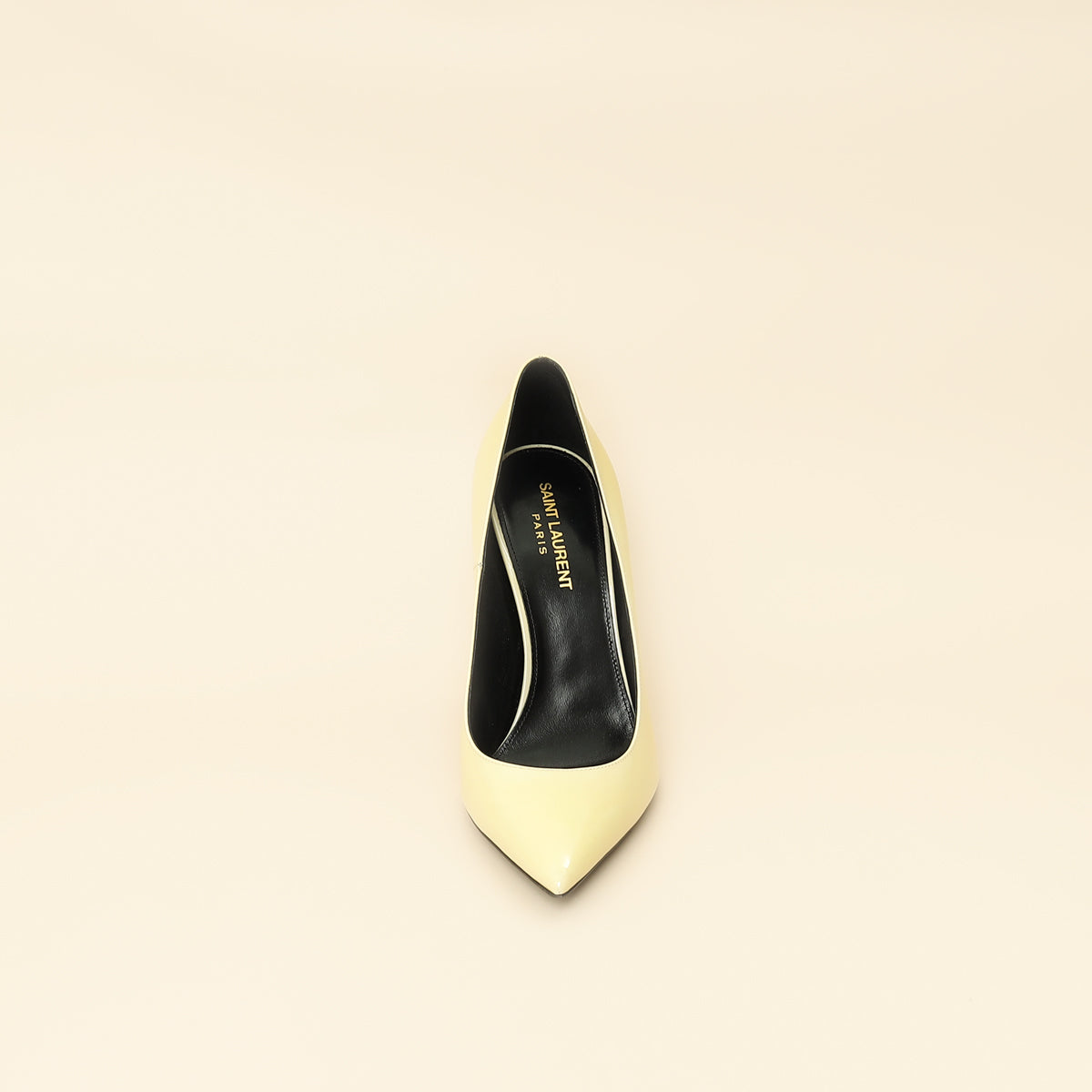 YSL Blanc Vintage Opyum Pump 37.5-YSL-THE CLOSET