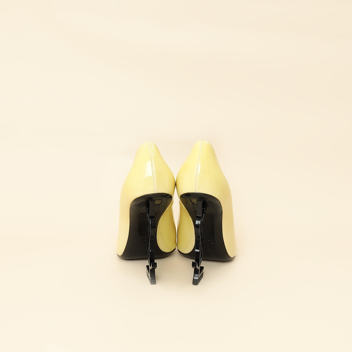 YSL Blanc Vintage Opyum Pump 37.5-YSL-THE CLOSET