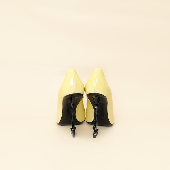 YSL Blanc Vintage Opyum Pump 37.5-YSL-THE CLOSET